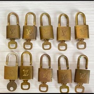 Authentic Louis Vuitton Lock and key sets!